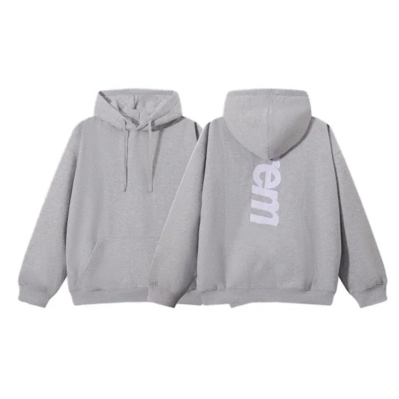 Other Unisex Grey 'rem' Hoodie Sweatshirt Grey - 1