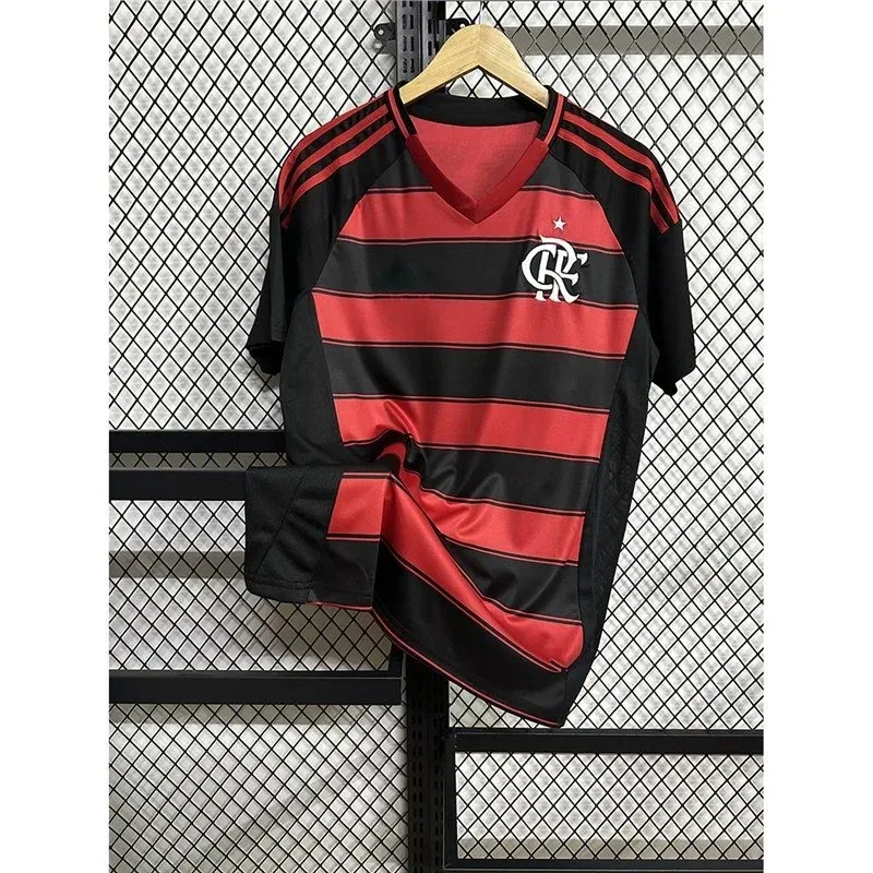 Adidas Adidas Flamengo Home Jersey 25-26 Red/Black Soccer Top Red - 1