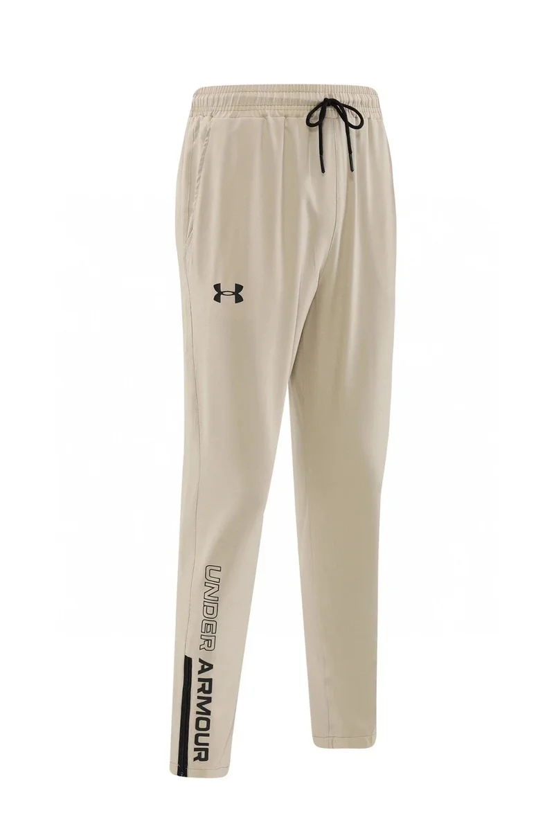 Under Armour Under Armour Beige Logo Trousers Beige - 1