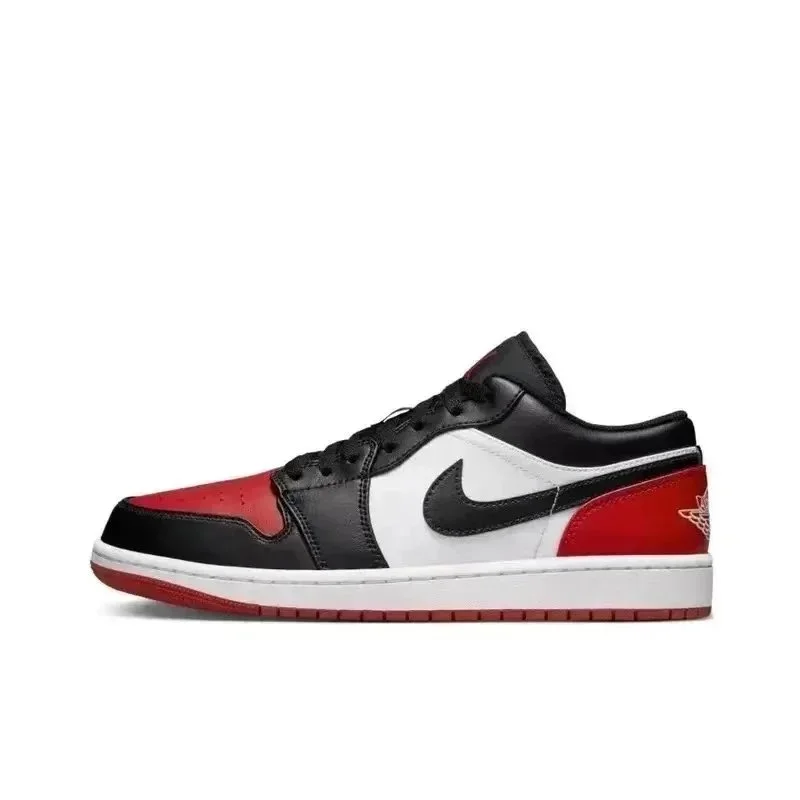 Jordan Jordan Air Jordan 1 Low Black/Red/White Sneaker Multicolor