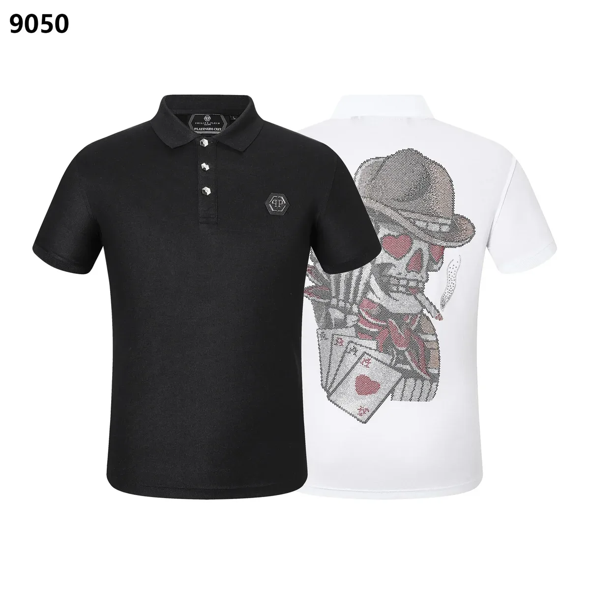 Philipp Plein Philipp Plein Skull Polo Shirt Black Black - 1