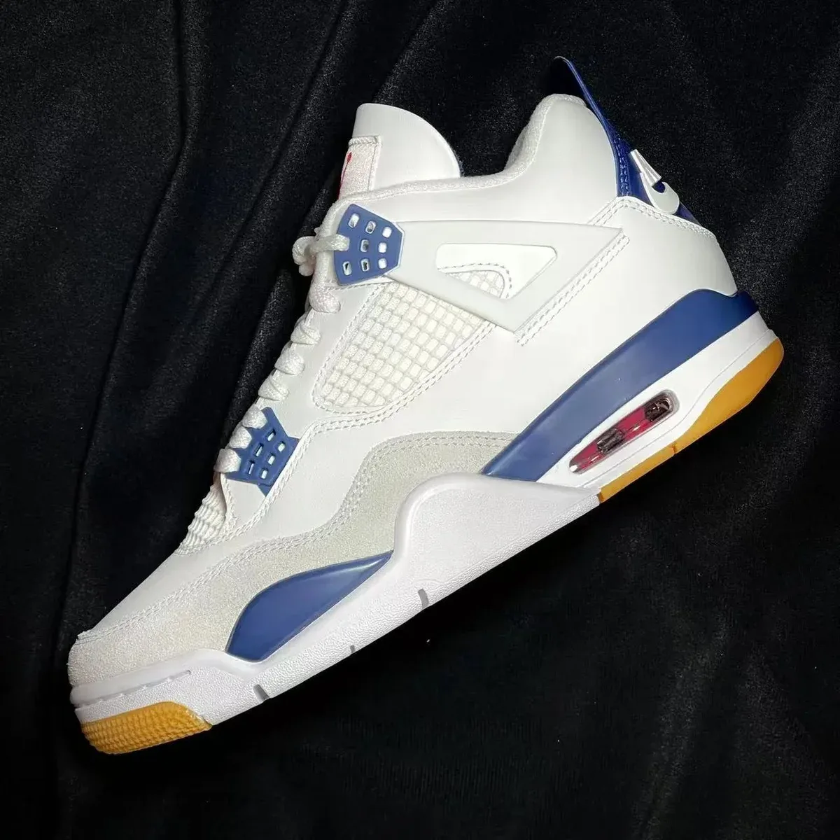 Nike Nike Air Jordan 4 White Blue DR5415-100 Sneakers White - 1