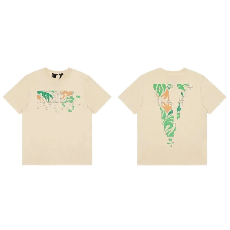 VLONE Vlone V-Logo T-Shirt Cream Floral Cream - 1