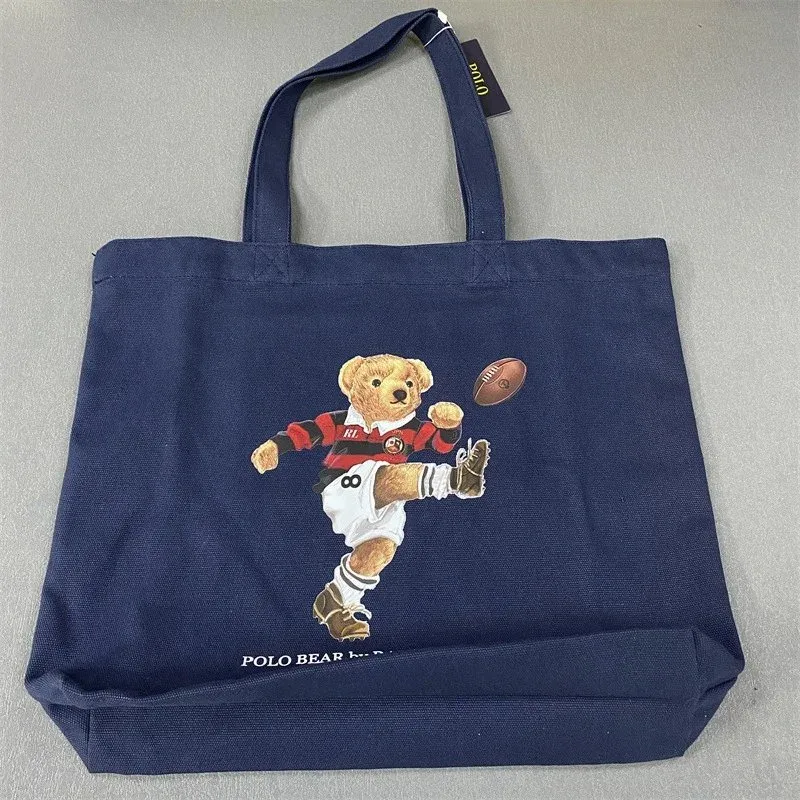 Polo Ralph Lauren Polo Ralph Lauren Polo Bear Navy Blue Tote Bag Navy - 1