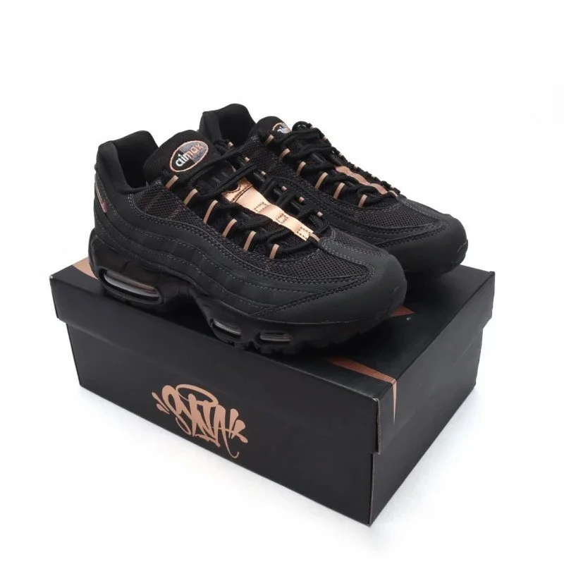 Nike Nike Air Max 95 Triple Black Rose Gold Sneakers Black - 1