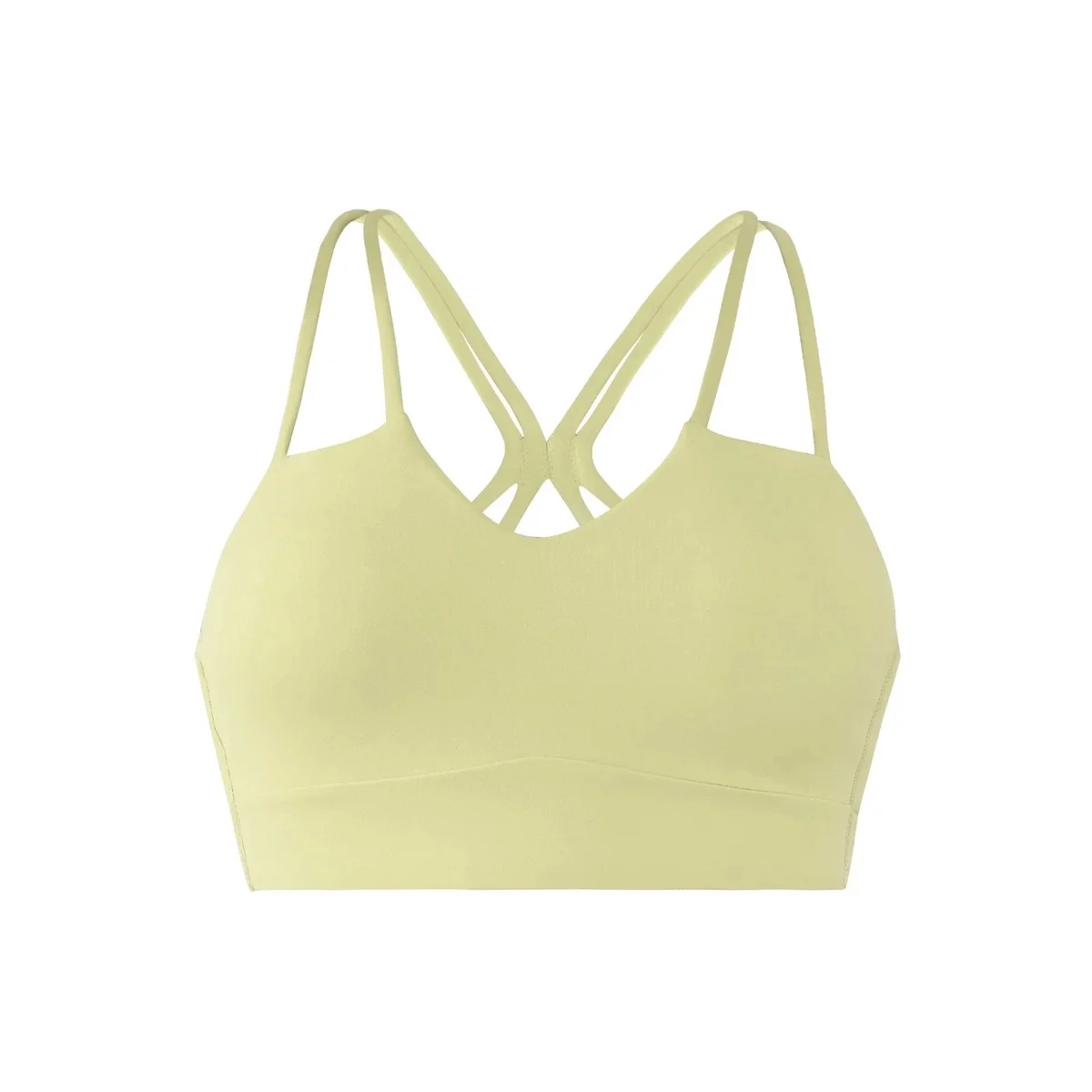 Other Yellow Butter Yellow Sports Bra Yellow - 1