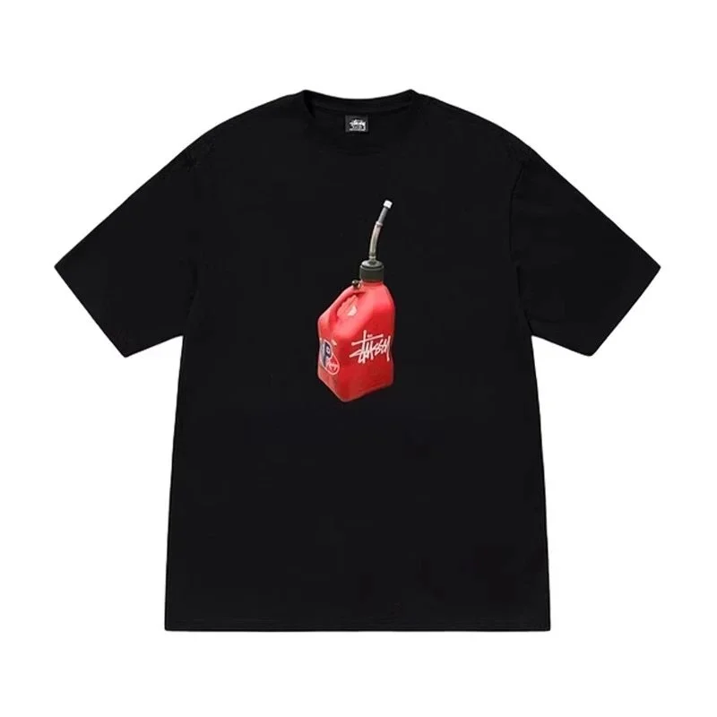 Stussy Stussy Oil Can T-Shirt Black Black - 1