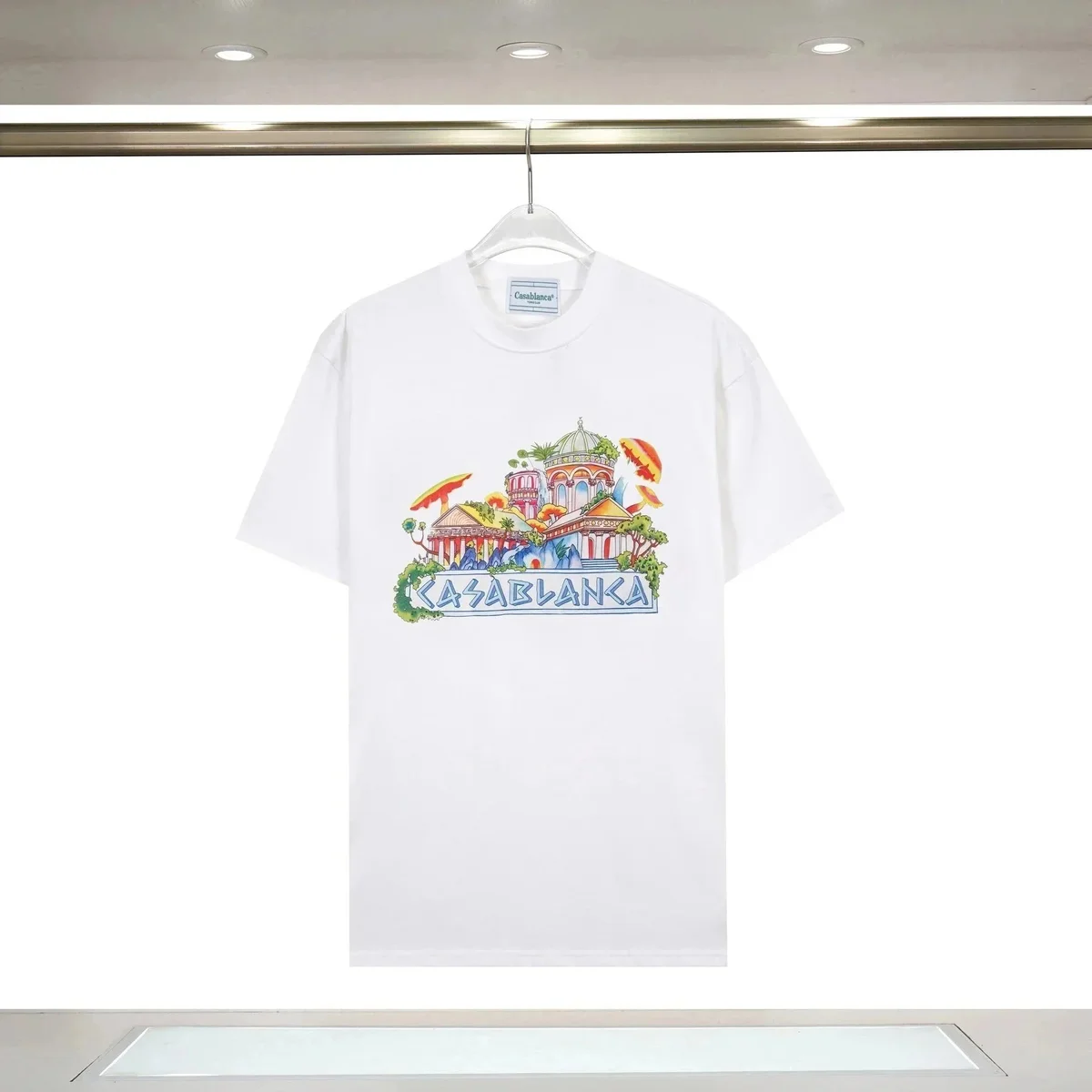 Casablanca Casablanca Tennis Club White Graphic T-Shirt White - 1
