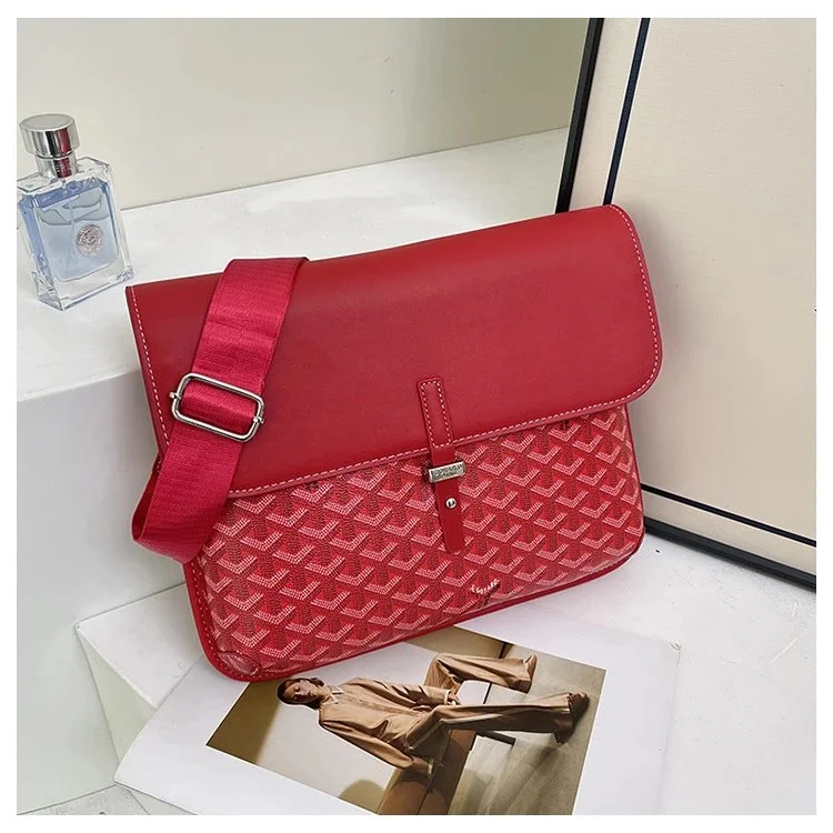 Goyard Goyard YARD Red Goyardine Crossbody Bag Red - 1