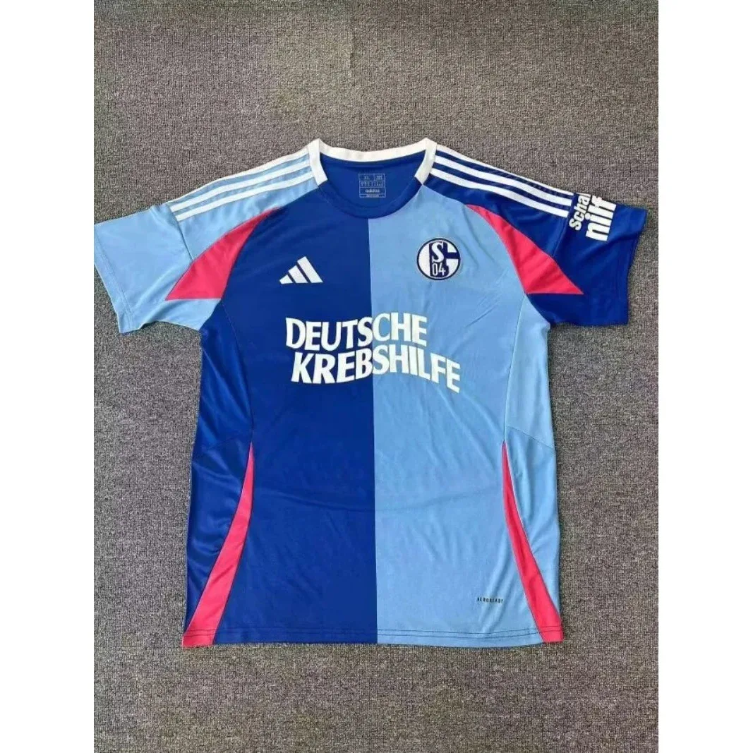Adidas Adidas Blue/Red Split Soccer Jersey Multicolor