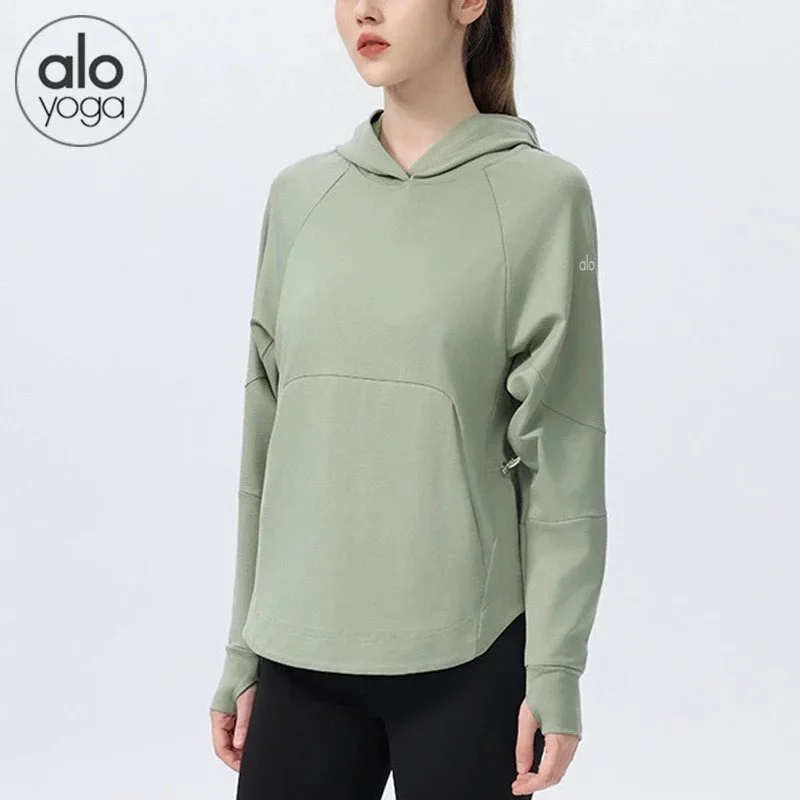 Alo Yoga Alo Yoga Fruit Green Hoodie Sweatshirt Green - 1