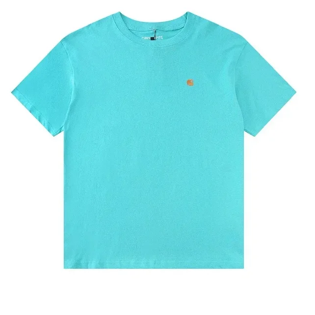 Carhartt Carhartt Carhartt Work In Progress T-Shirt Aqua Solid T-Shirt Blue - 1