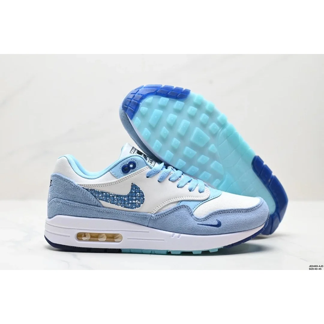 Nike Nike Air Force 1 Light Blue/White Sneakers Blue