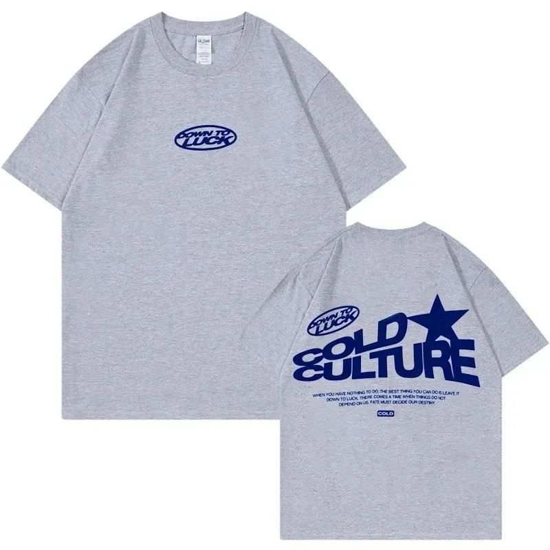 Other Gray Down to Luck Cold Culture T-Shirt Grey - 1