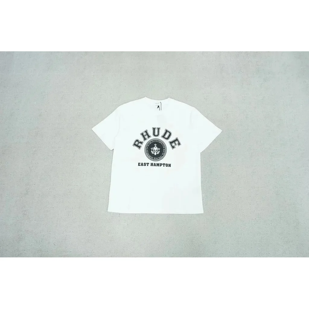 Rhude Rhude East Hampton White T-Shirt White - 1