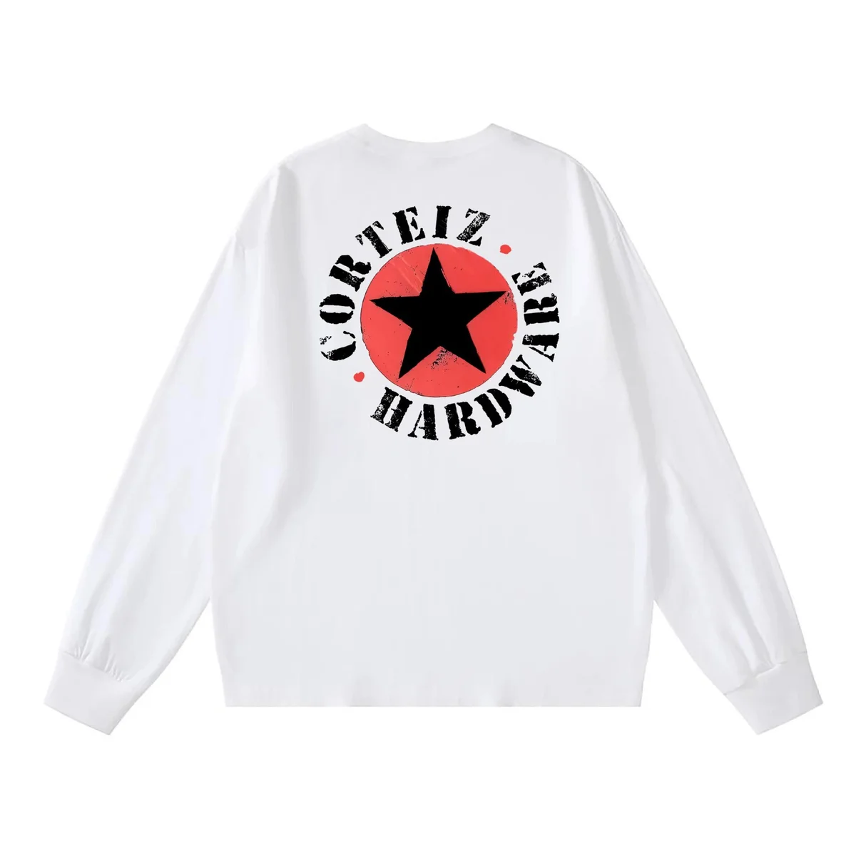 Corteiz Corteiz Hardware White Long Sleeve T-Shirt White - 1