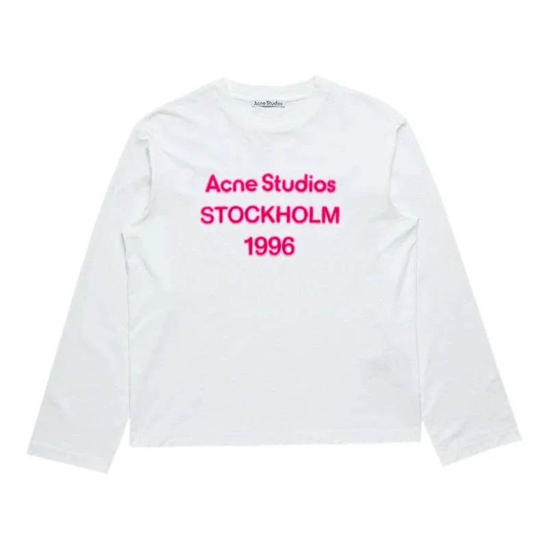 Acne Studios Acne Studios Stockholm 1996 White Long-Sleeve T-Shirt White - 1