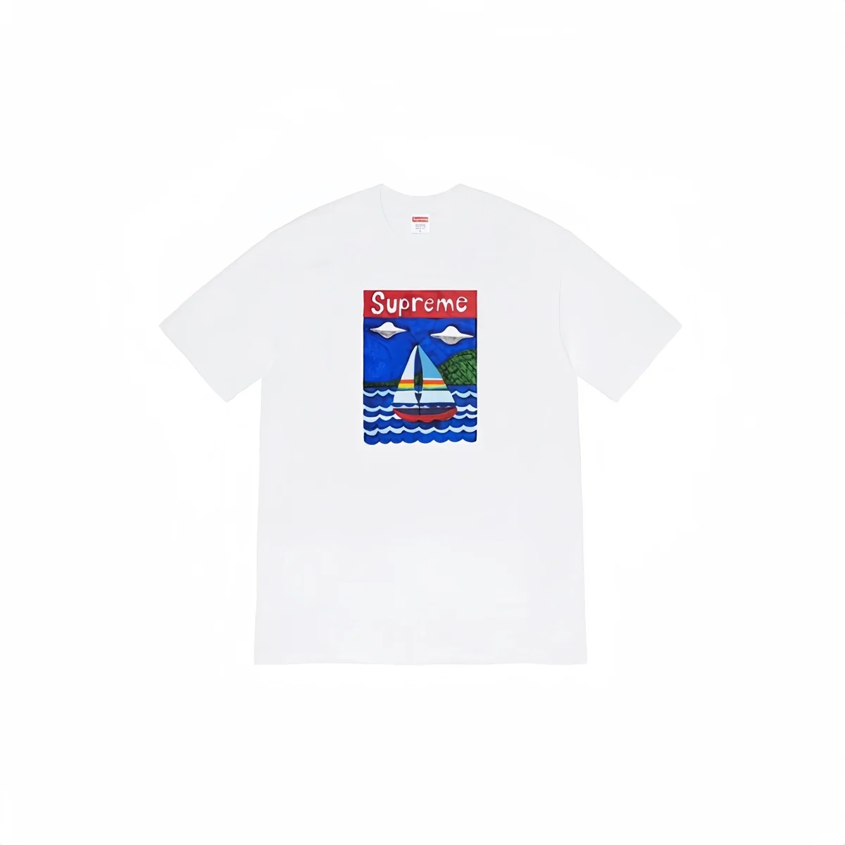 Supreme Supreme Sailboat T-Shirt White T-Shirts White - 1
