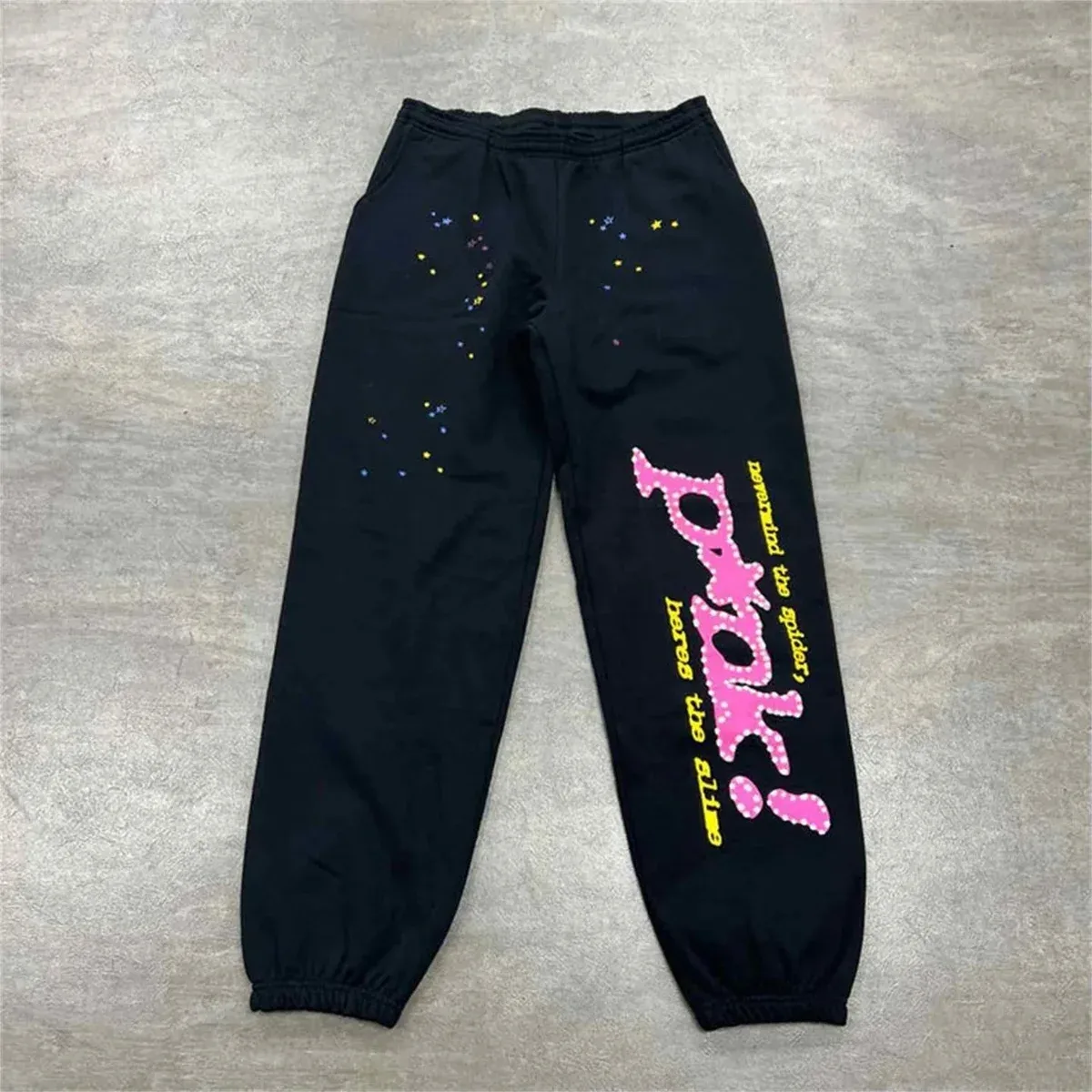 Other Black Multi-Star Print Sweatpants Black - 1
