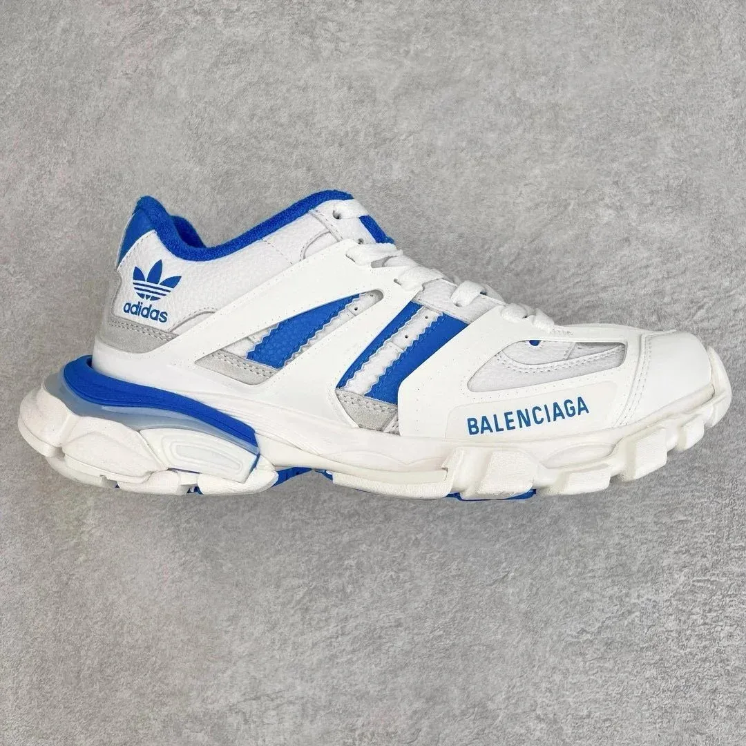 Balenciaga Balenciaga x Adidas Track.3.0 联名蓝白 Sneakers Blue - 1