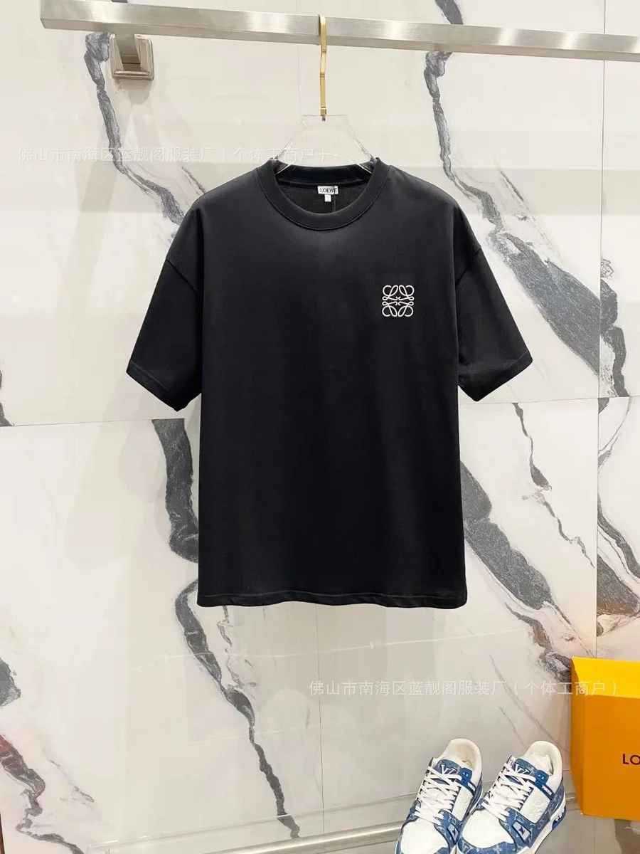Loewe Loewe Anagram Black T-Shirt Black