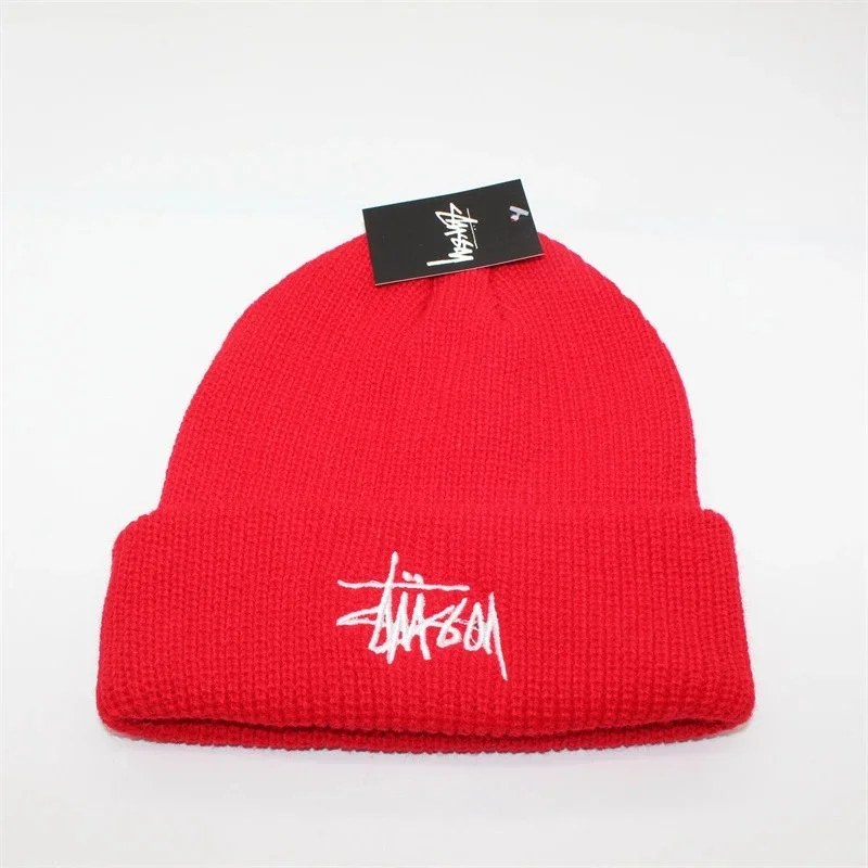 Stussy Stussy Stüssy Beanie Red Headwear Red - 1