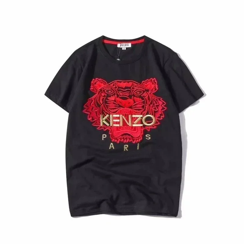 Kenzo Kenzo Tiger Head Black T-Shirt Black - 1