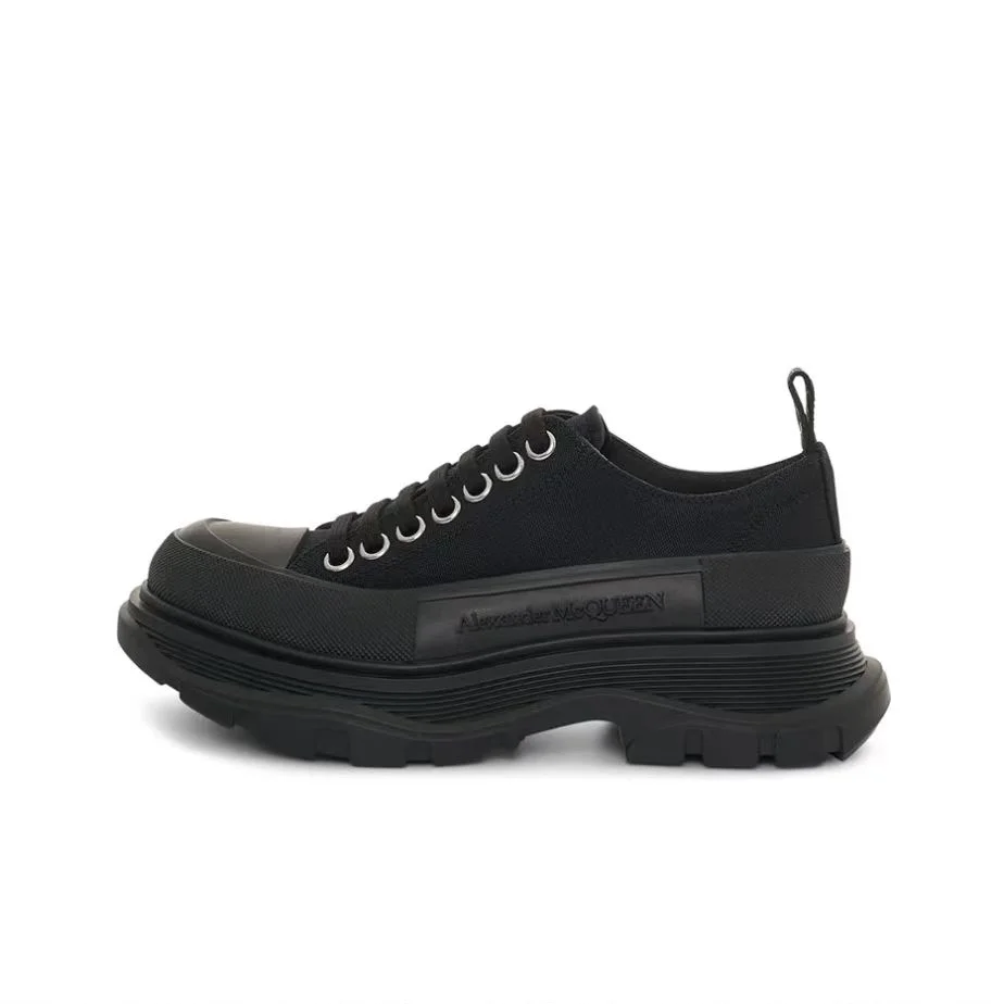 Alexander McQueen Alexander McQueen Oversized Black/Silver Platform Sneaker Black - 1