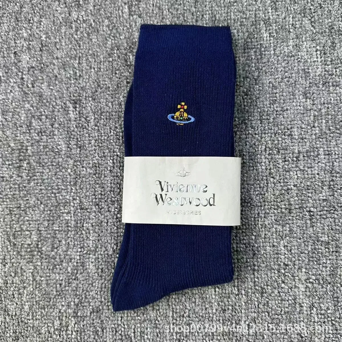 Vivienne Westwood Vivienne Westwood Orb Navy Socks Navy