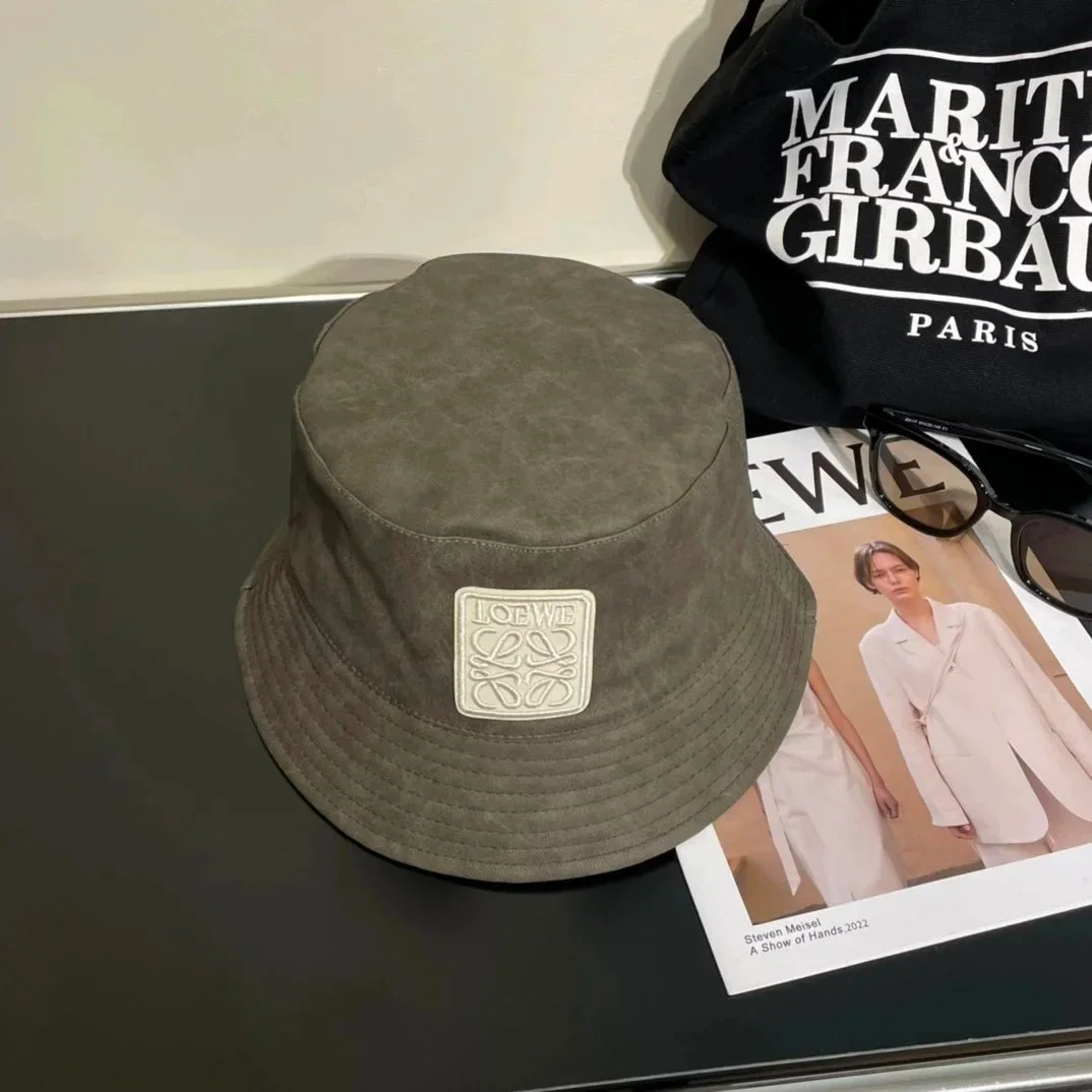Loewe Loewe Anagram Olive Bucket Hat Green