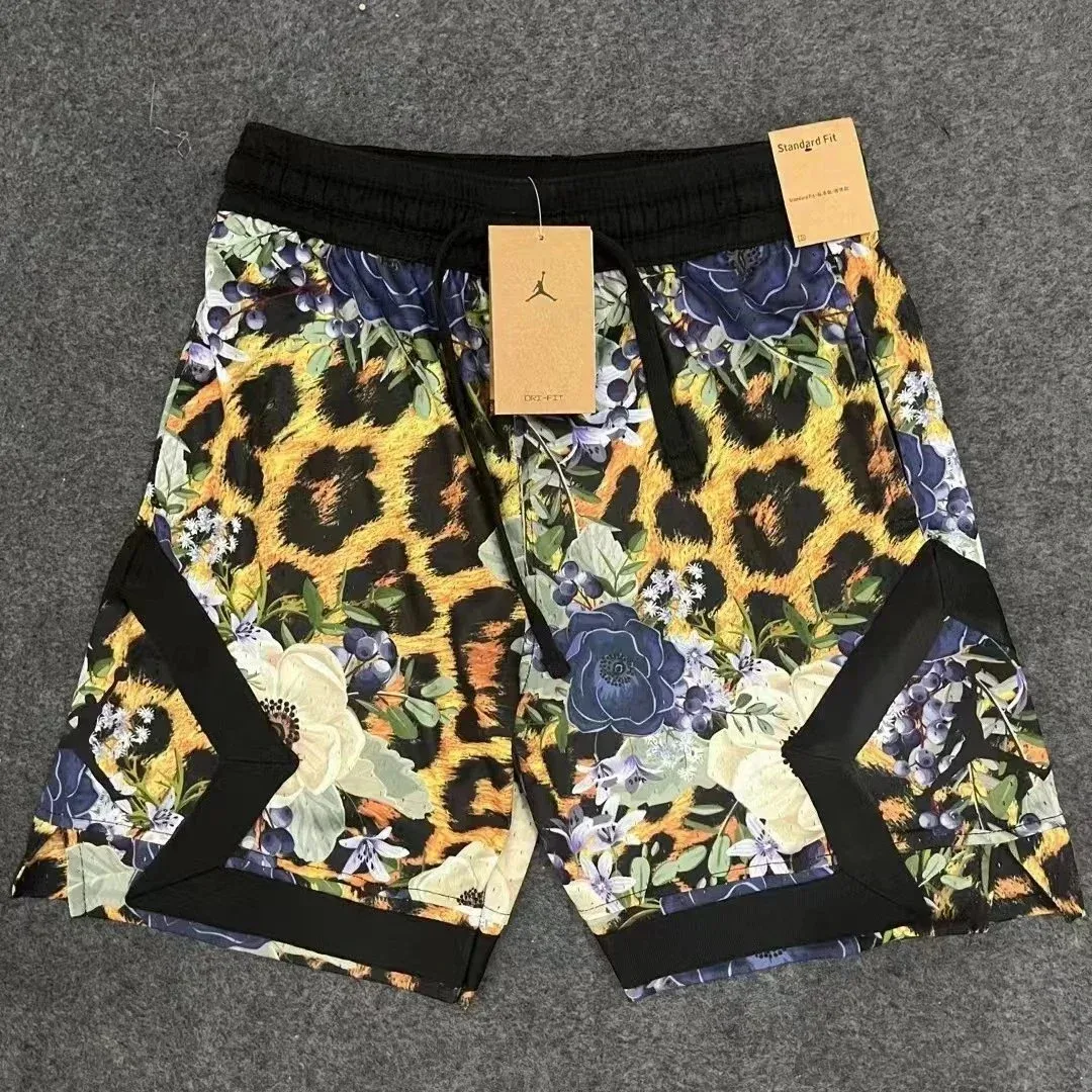 Jordan Jordan Floral Leopard Print Shorts Multicolor