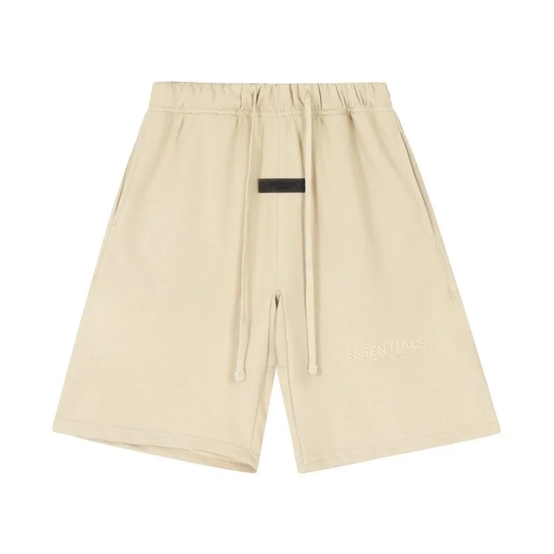Fear of God Fear of God Essentials Light Apricot Sweat Shorts Beige - 1