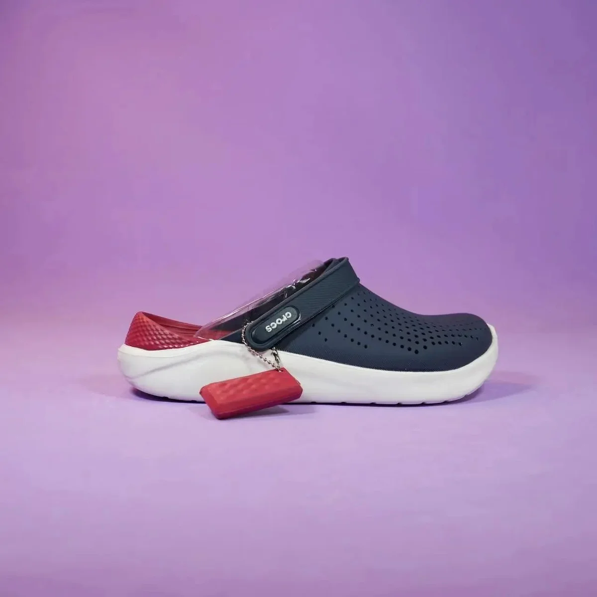 Crocs Crocs Classic Clog Navy Red Slip-On Navy - 1