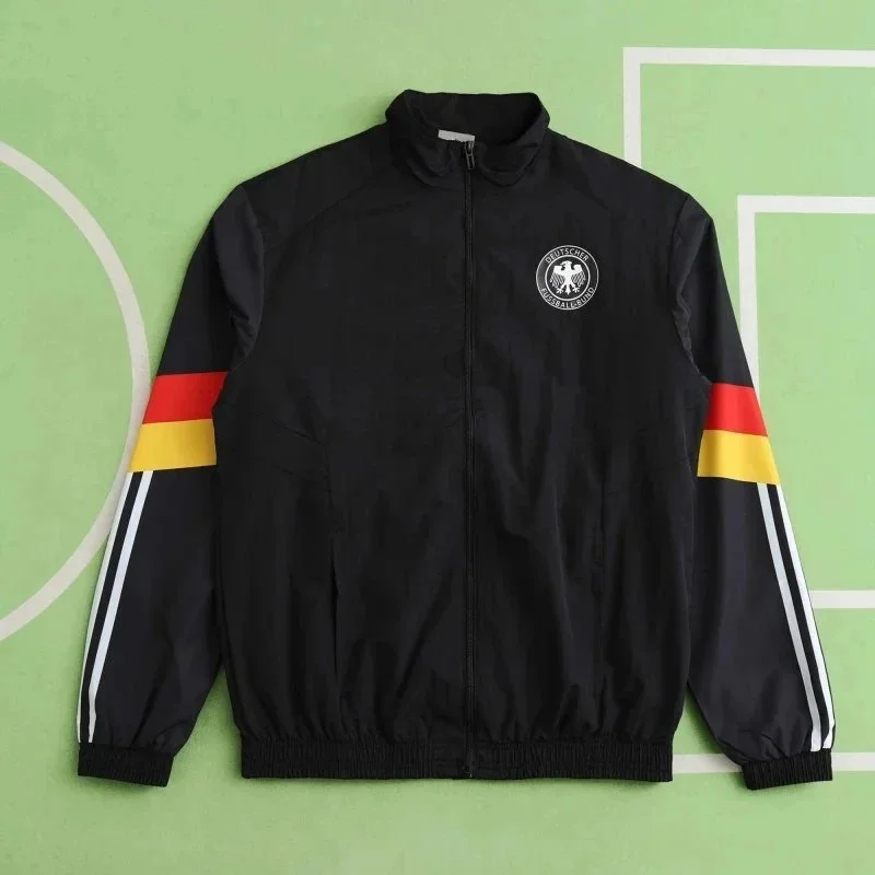 Adidas Adidas Classic Football Germany Player Jacket Black Black - 1