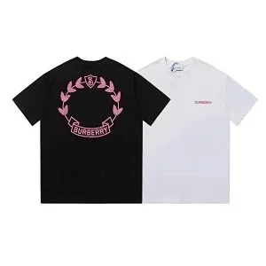 Burberry Burberry Black/Pink Crest T-Shirt Black