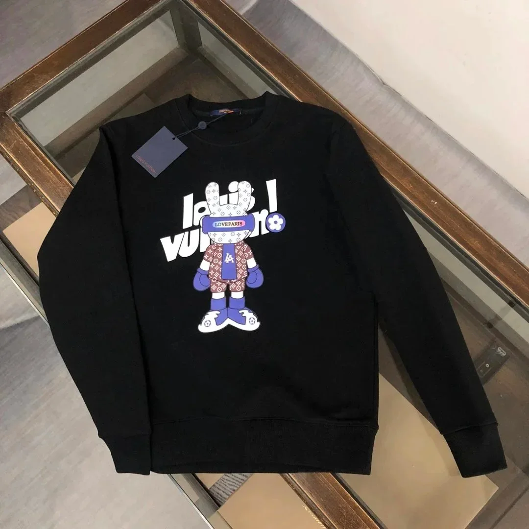 Louis Vuitton Louis Vuitton Monogram LOVEPARIS Graphic Sweatshirt Black