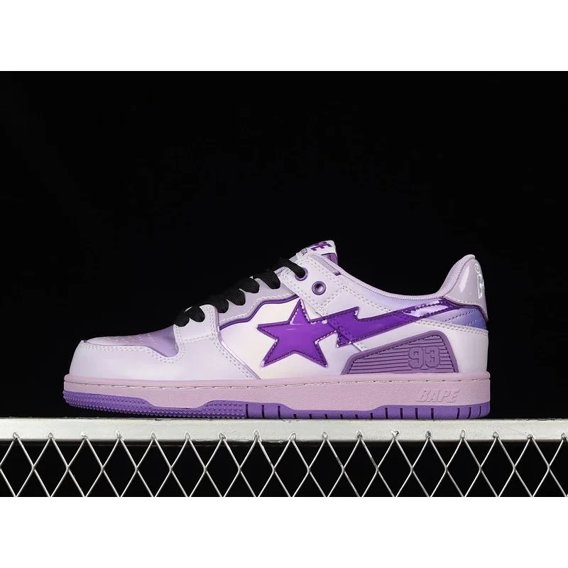 A Bathing Ape A Bathing Ape BAPE STA Purple Star Sneakers Purple - 1