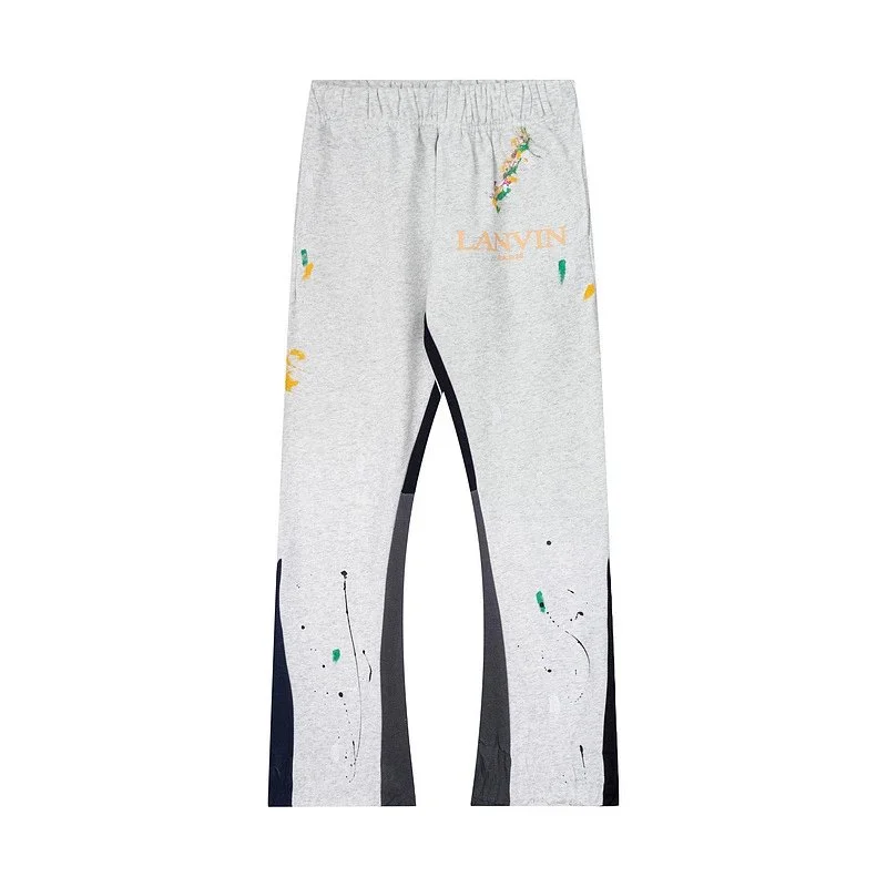 Lanvin Lanvin 33 Paint Splatter Sweatpants Grey - 1