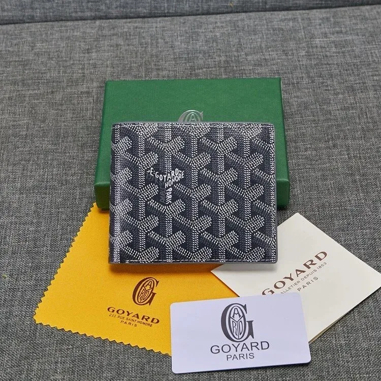 Goyard Goyard Goyardine Carbon Grey Wallet Grey - 1