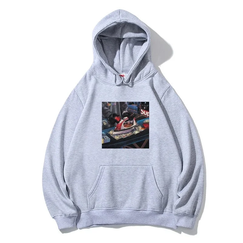 Supreme Supreme Printing Press Grey Hoodie Grey - 1