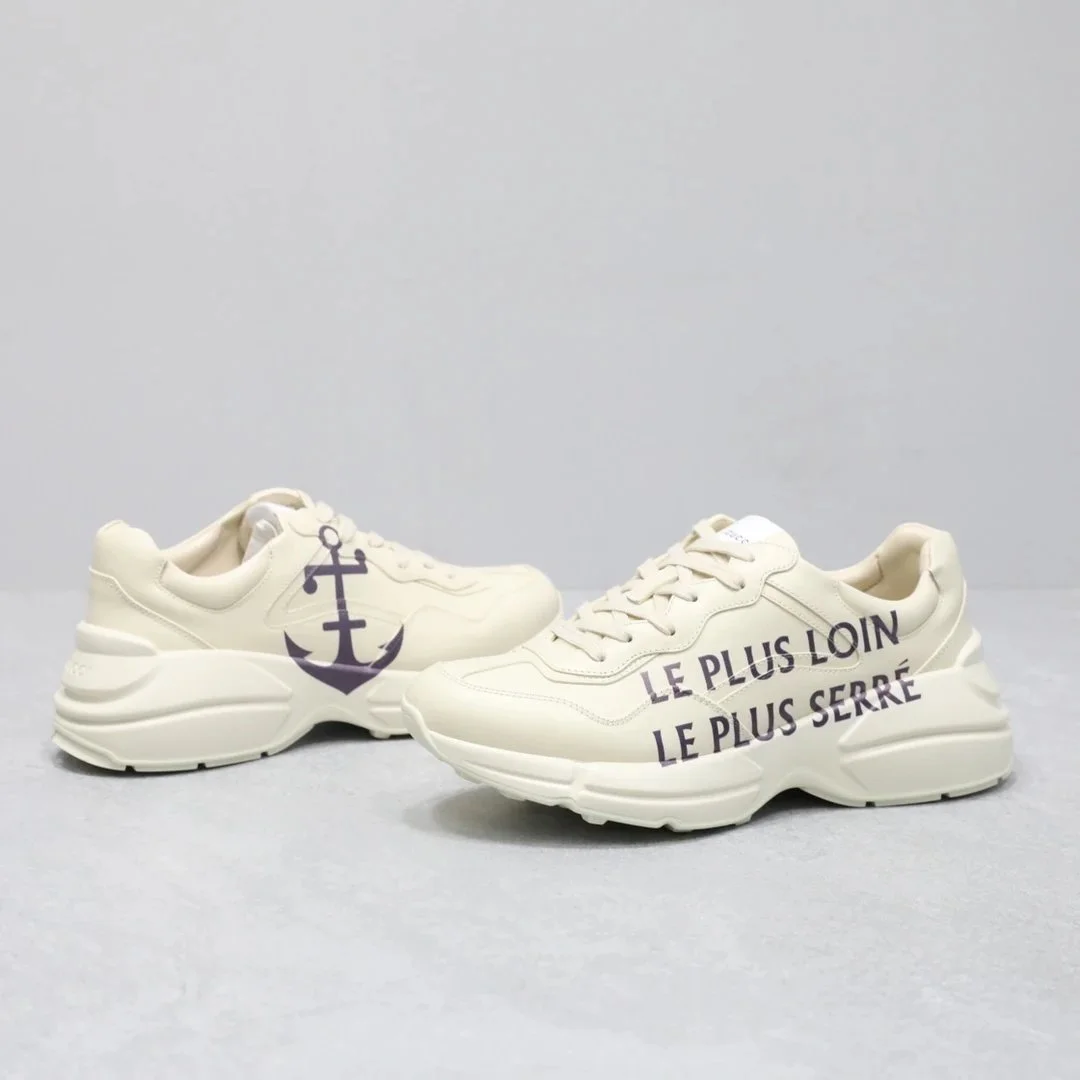 Gucci Gucci Rhyton Anchor White Sneakers White - 1