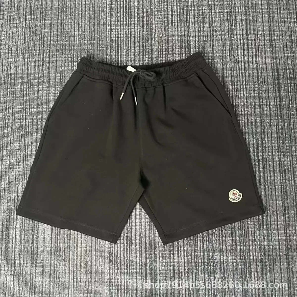 Moncler Moncler Triple Black Relaxed Shorts Black