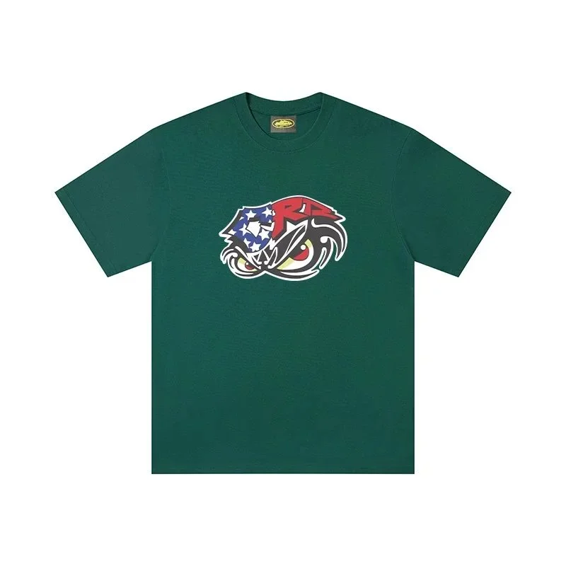 Other Green American Flag Graphic T-Shirt Green - 1