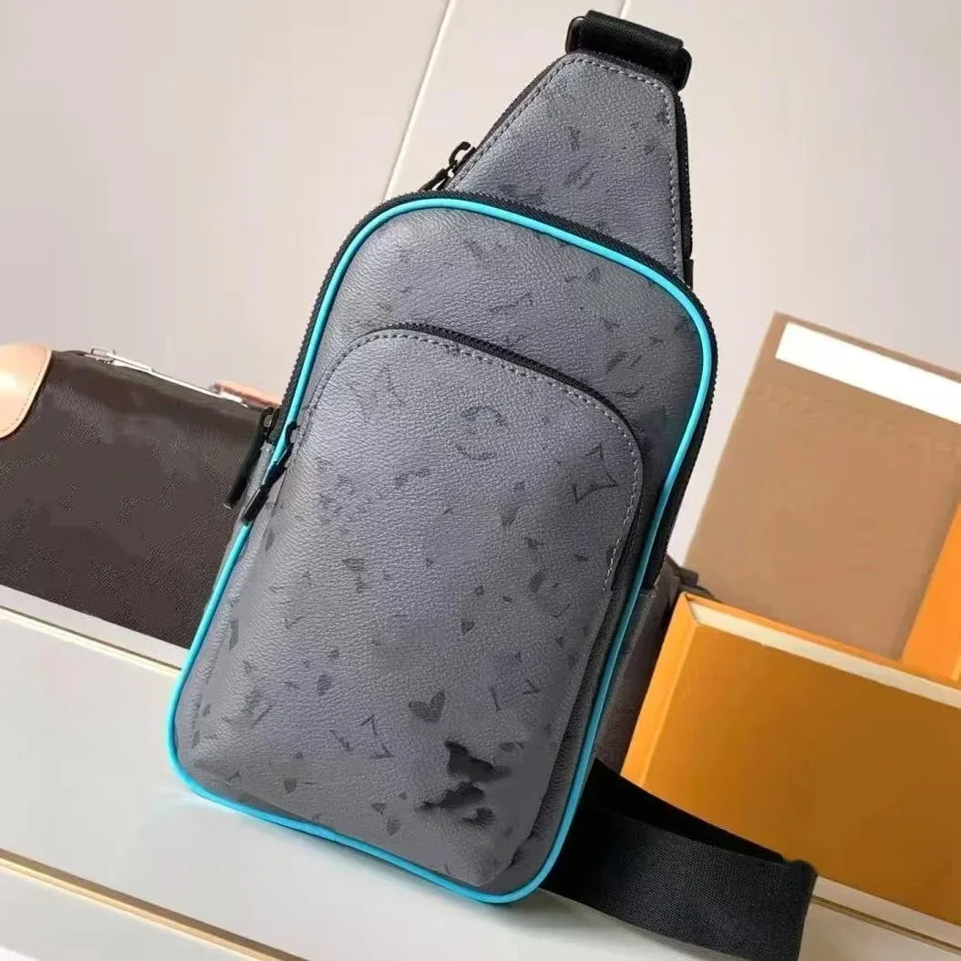 Louis Vuitton Louis Vuitton Pochette Grey/Blue Shoulder Bag Grey