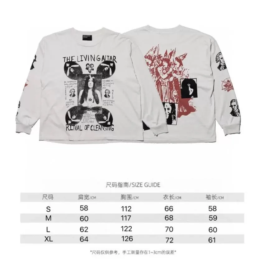Other White Graphic Long Sleeve T-Shirt White - 1