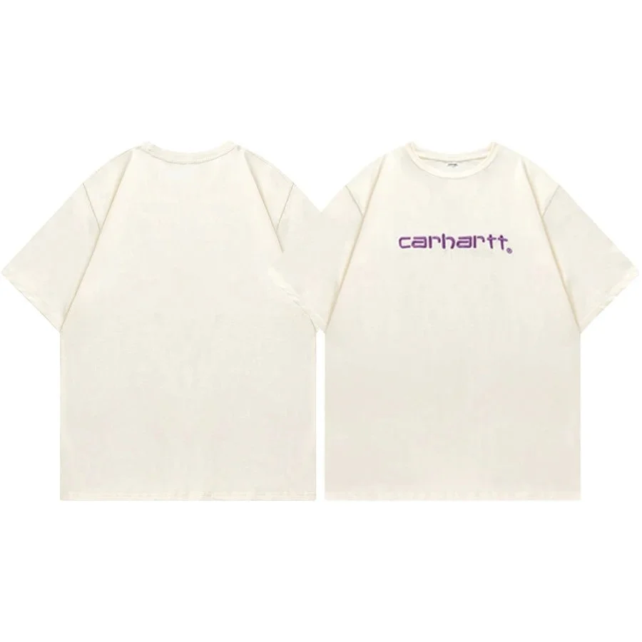 Carhartt Carhartt Apricot Logo T-Shirt Beige - 1