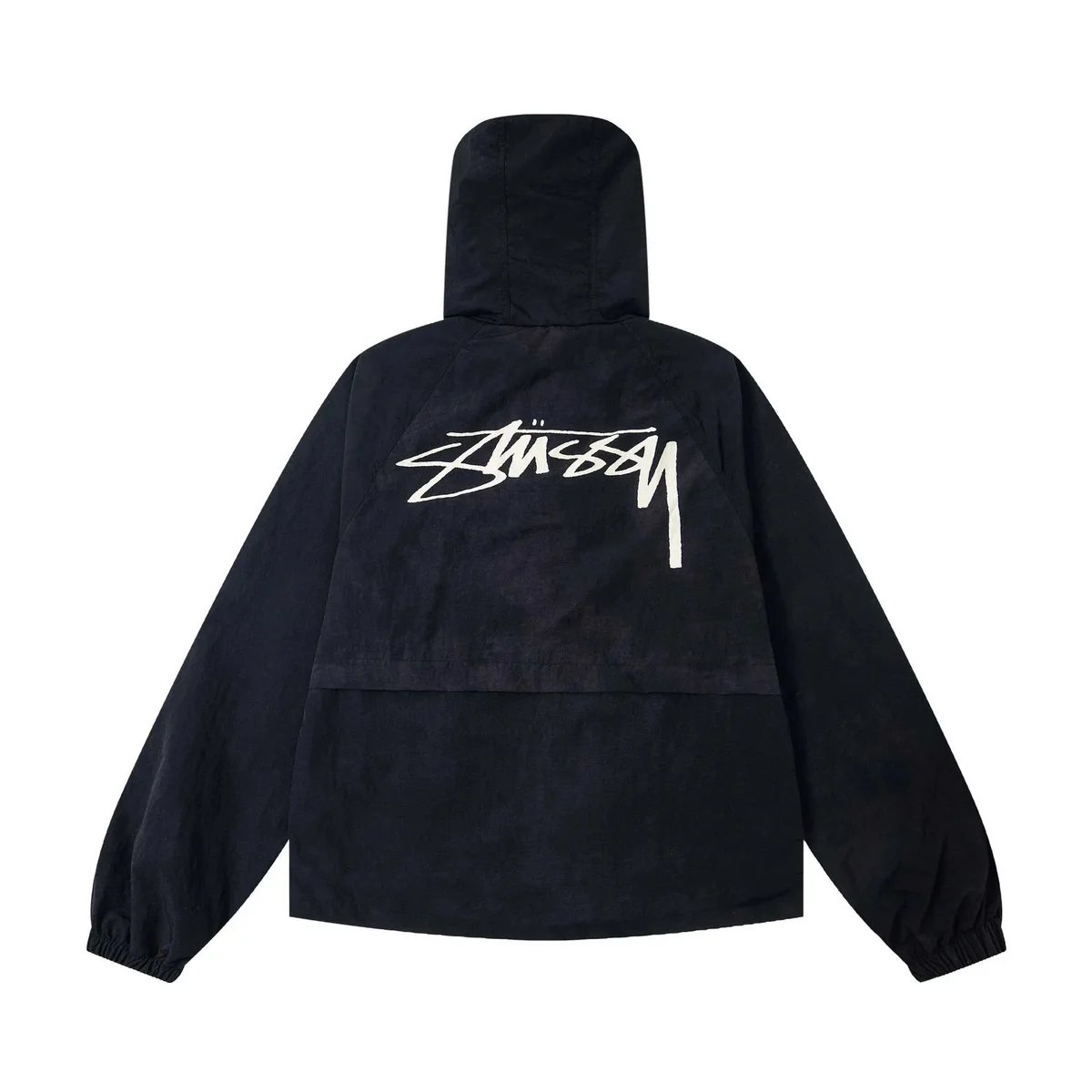 Stussy Stussy Basic Logo Hooded Jacket Black Black - 1
