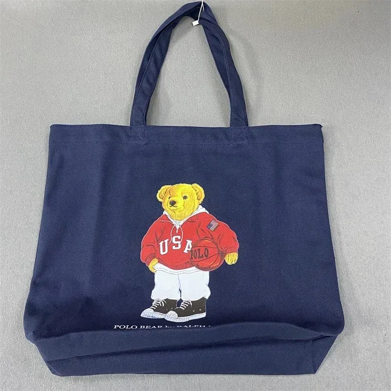 Polo Ralph Lauren Polo Ralph Lauren Polo Bear Navy Blue Tote Bag Navy - 1