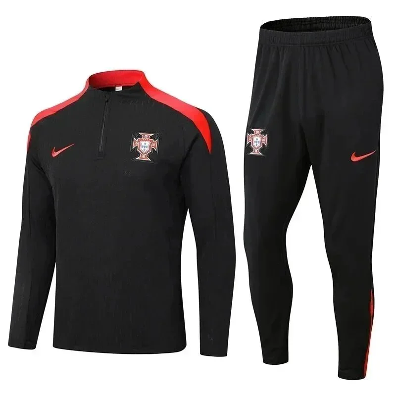 Nike Nike 2425 Portugal Black Player Tracksuit Black