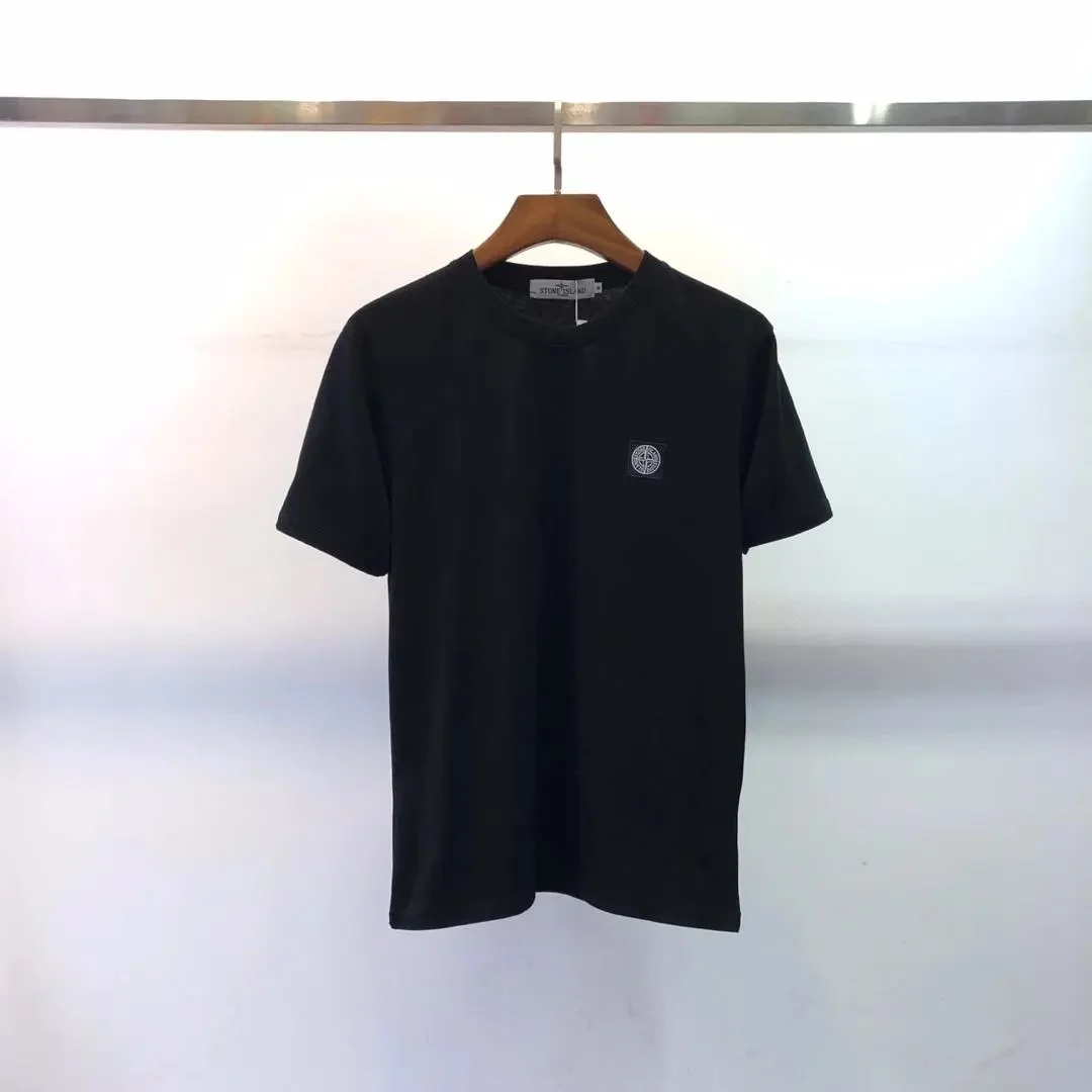 Stone Island Stone Island Black Compass Logo T-Shirt Black